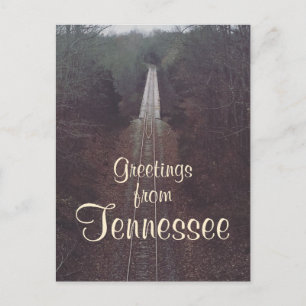 GREETINGS FROM TENNESSEE railroad photograph   Postcard
