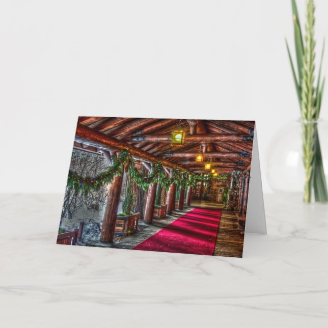 Greetings from the Ahwahnee Hotel Holiday Card (Front)