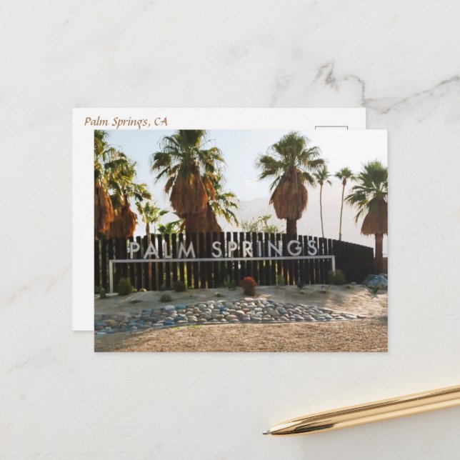 GREETINGS FROM THE DESERT #1 POSTCARD (Front/Back In Situ)