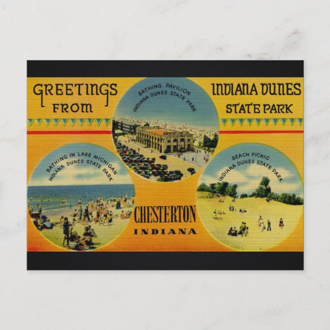 Greetings From the Dunes! Postcard (Front)