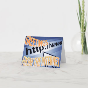 greetings from the internet card