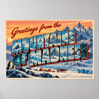 Greetings from the Mountains of Madness Poster