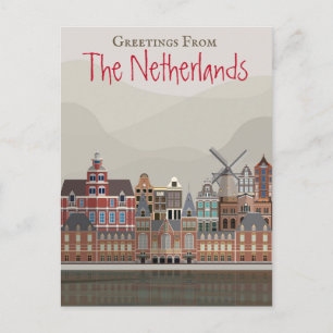 Greetings From The Netherlands Postcard
