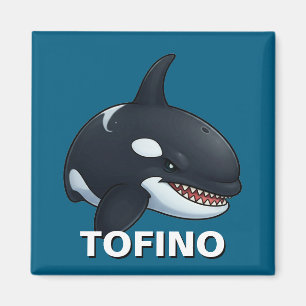 Greetings from Tofino Orca Magnet