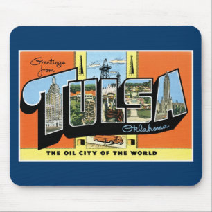 Greetings from Tulsa, Oklahoma! Mouse Pad