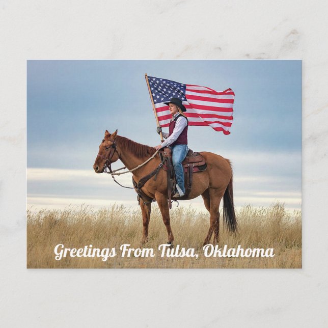 Greetings From Tulsa, Oklahoma Postcard (Front)