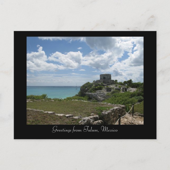 Greetings from Tulum, Mexico Postcard (Front)