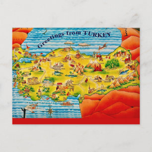 Greetings From Turkey Postcard