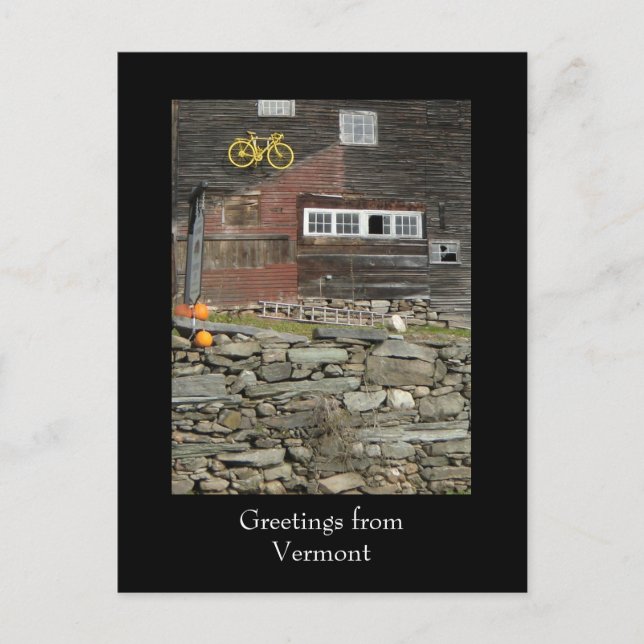 Greetings from Vermont Postcard (Front)