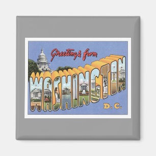 Greetings From Washington, D.C. USA Magnet