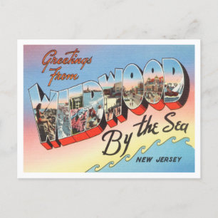 Greetings from Wildwood by the Sea, New Jersey Postcard