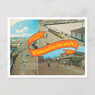 Greetings from Wildwood by the Sea, New Jersey Postcard