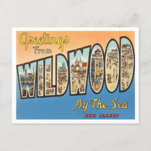 Greetings from Wildwood by the Sea, New Jersey Postcard
