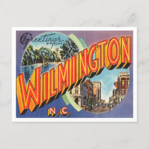 Greetings from Wilmington, North Carolina Travel Postcard