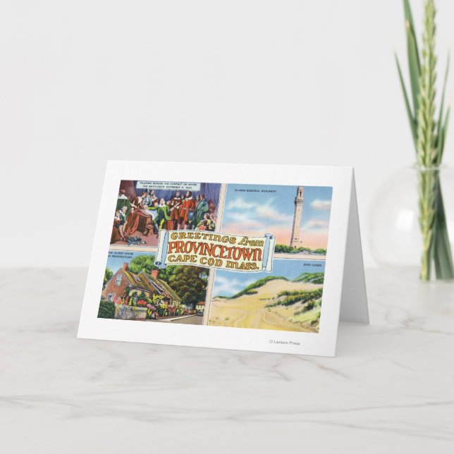 Greetings From with Scenic Scenes Card (Front)