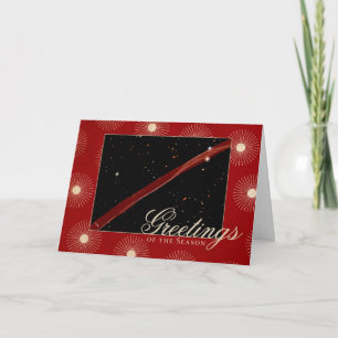 Greetings of the Season Hubble Space Ribbon Card