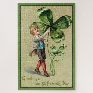 Greetings on St. Patrick's Day Jigsaw Puzzle