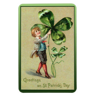 Greetings on St. Patrick's Day Magnet