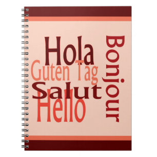 Greetings Spiral Photo Notebook