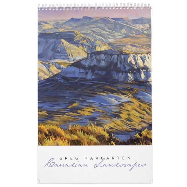 Greg Hargarten Calendrier des paysages canadiens (Protection)