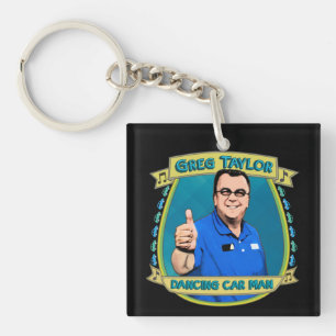 Greg Taylor the Car Man Keychain