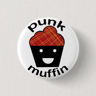 Greg the Punk Muffin 1 Inch Round Button