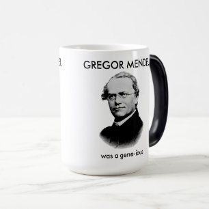 Gregor Mendel was a Gene-ious Magic Mug