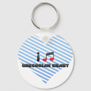 Gregorian Chant fan Keychain