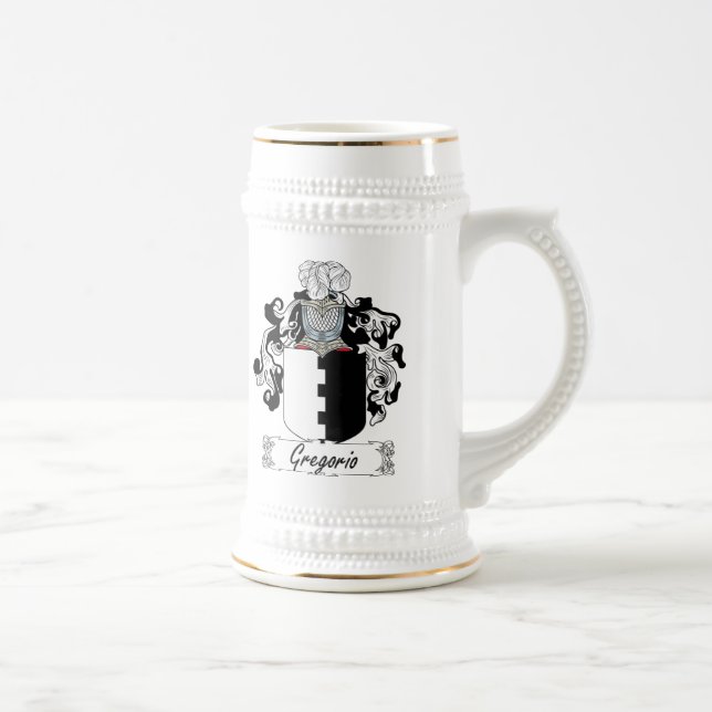 Gregorio Family Crest Beer Stein (Right)