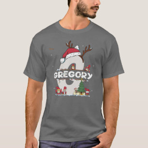 Gregory Christmasw Gregory Name for funny Xmas  T-Shirt
