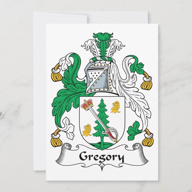 Gregory Family Crest (Front)