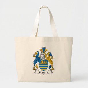 Gregory Family Crest Large Tote Bag