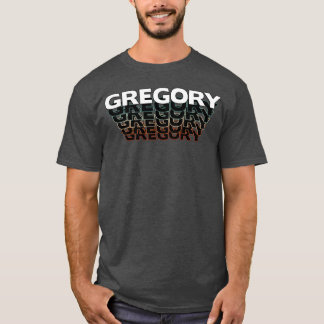 Gregory Funny Retro Vintage Sunset Gregory 80s 90s T-Shirt