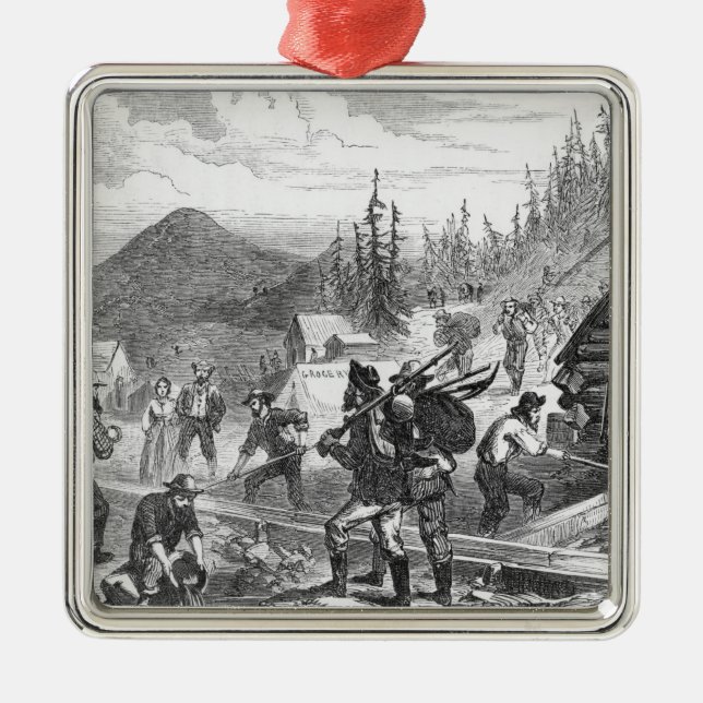 Gregory Gold Diggings, Colorado Metal Ornament (Front)
