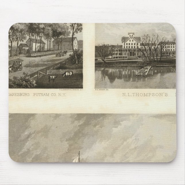 Gregory House, Doane, Thompson residences Mouse Pad (Front)
