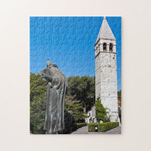 Gregory of Nin statue in Split - Dalmatia, Croatia Jigsaw Puzzle