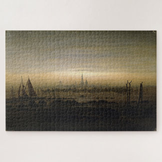 Greifswald in Moonlight – Caspar David Friedrich Jigsaw Puzzle
