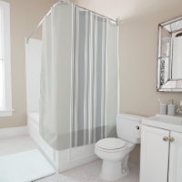 Greige and Grey Stripes Off-Centre Modern #D3CFC7