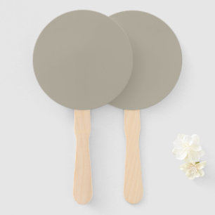 Greige Hand Fan