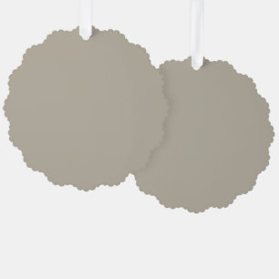 Greige Ornament Card