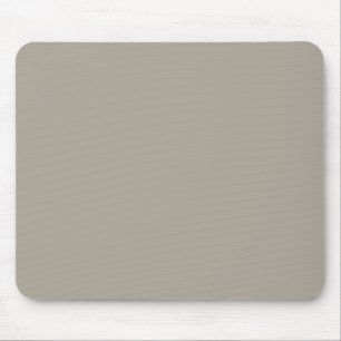 Greige Solid Colour Customize It Mouse Pad