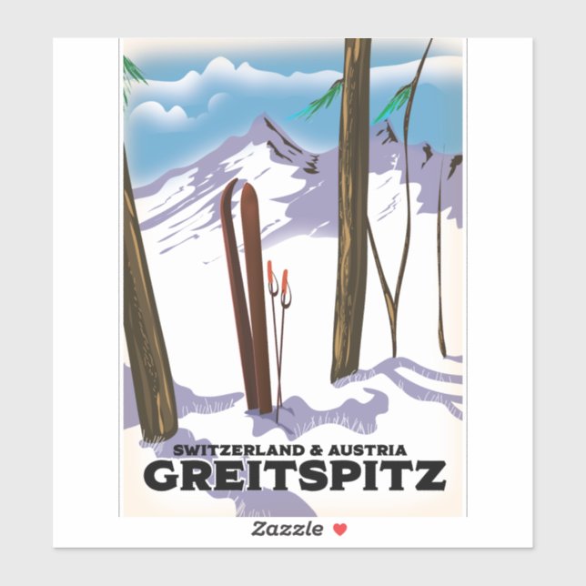 Greitspitz Switzerland & Austria Ski poster (Sheet)