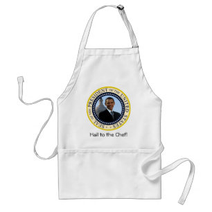 Grêle au chef ! Tablier présidentiel de BBQ