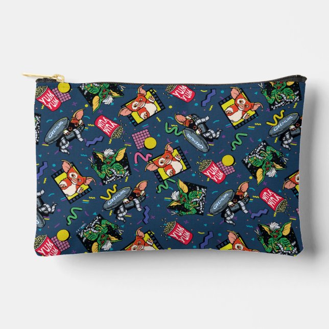 Gremlins™ 80's Retrowave Pattern Accessory Pouch (Front)