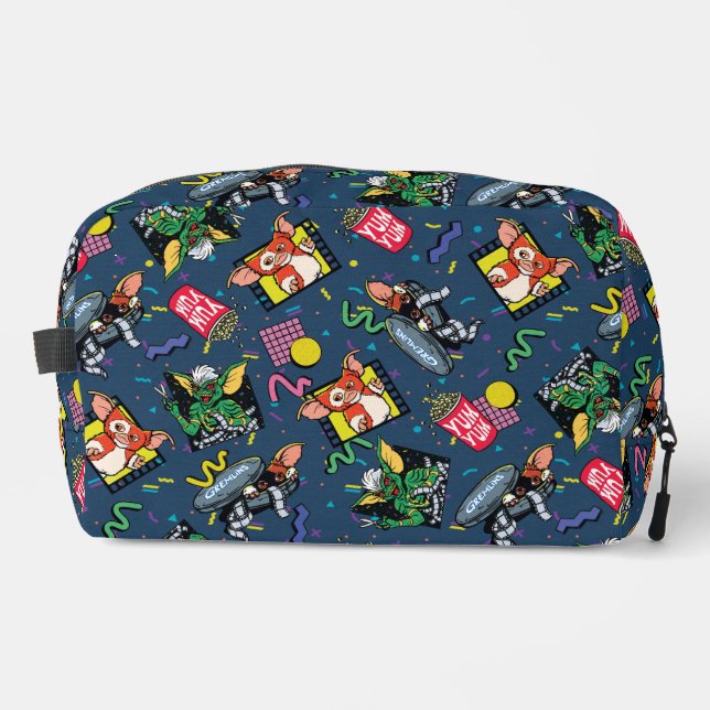 Gremlins™ 80's Retrowave Pattern Dopp Kit (Front)