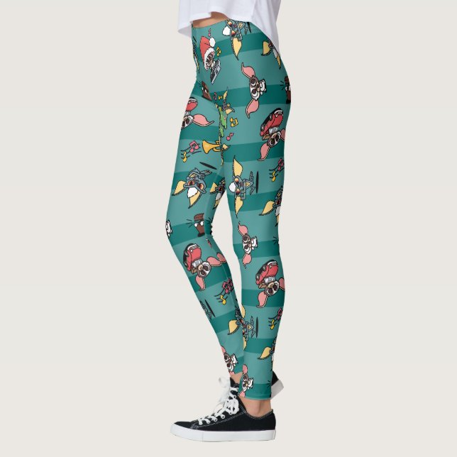 Gremlins | Cute Comic Christmas Pattern Leggings (Left)