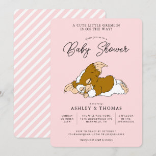 Gremlins Gizmo Girl Baby Shower Invitation