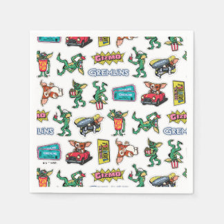 Gremlins™ Sticker Fun Pattern Napkin