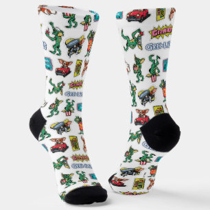 Gremlins™ Sticker Fun Pattern Socks