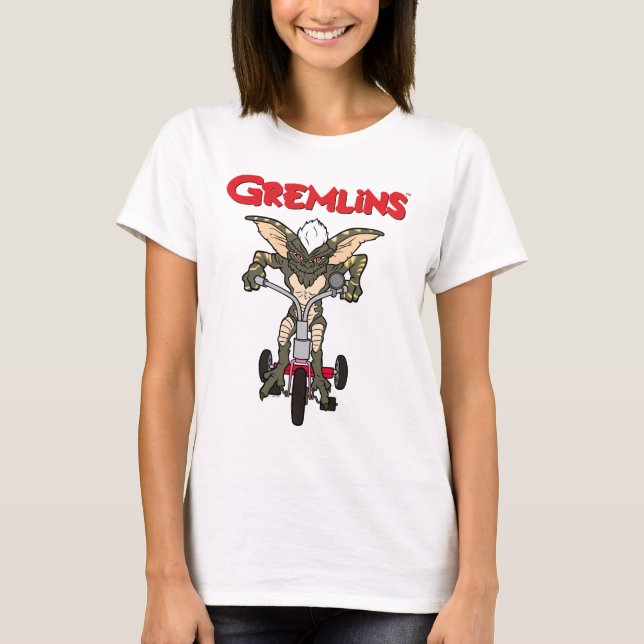 Gremlins | Stripe Riding Tricycle T-Shirt (Front)